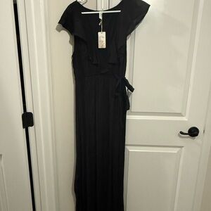 Elegant Black Women's Dress